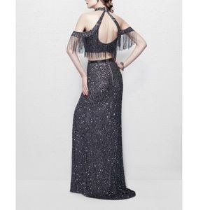 BNWT Primavera Couture Sequin 2-piece Dress Gown